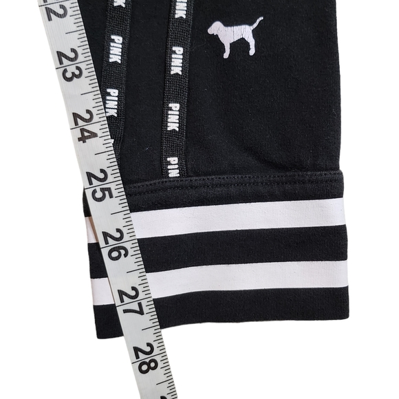 Pink Victoria's Secret Black Yoga Pants Size Medium - Picture 2 of 8